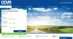Desktop Screenshot of cambridgecarandvanrental.co.uk